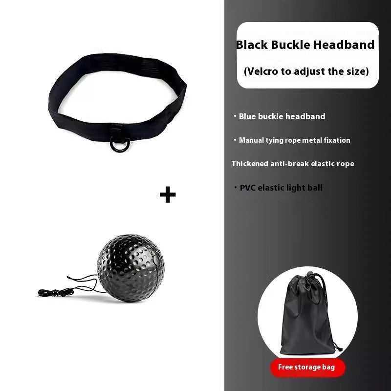 Jungle Fit Head-Mounted Boxing Reaction Training Ball – Improve Speed & Reflexes