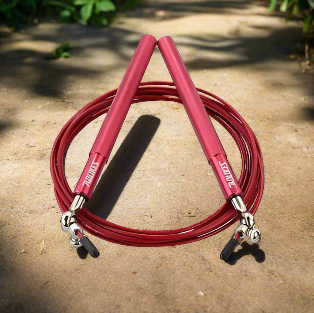 Jungle Fit CrossFit Speed Jump Rope – Professional Skipping Rope for MMA, Boxing, & Fitness with Carrying Bag & Spare Cable