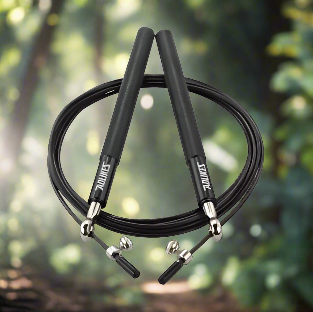 Jungle Fit CrossFit Speed Jump Rope – Professional Skipping Rope for MMA, Boxing, & Fitness with Carrying Bag & Spare Cable