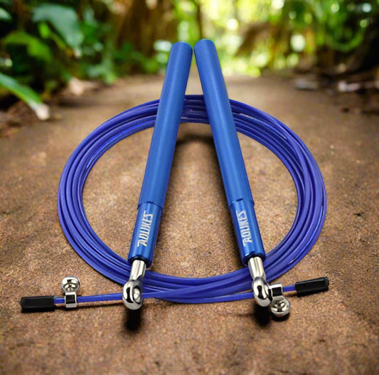 Jungle Fit CrossFit Speed Jump Rope – Professional Skipping Rope for MMA, Boxing, & Fitness with Carrying Bag & Spare Cable