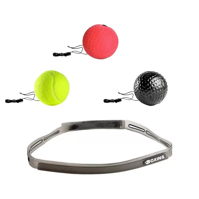 Jungle Fit Head-Mounted Boxing Reaction Training Ball – Improve Speed & Reflexes