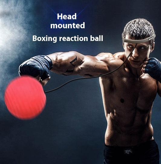 Jungle Fit Head-Mounted Boxing Reaction Training Ball – Improve Speed & Reflexes