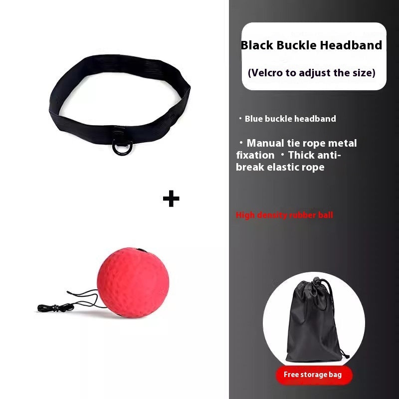 Jungle Fit Head-Mounted Boxing Reaction Training Ball – Improve Speed & Reflexes